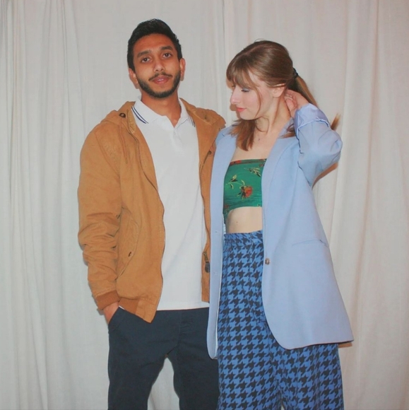 NWT Zara Oversize Straight Cut Blue Blazer Pockets Medium - Picture 4 of 16